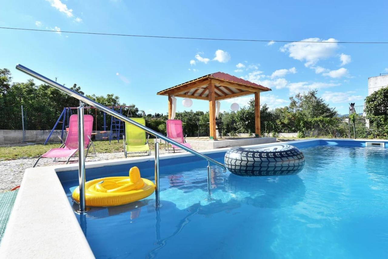 Holiday Home Nino With Amazing Swimming Pool Slatine Exterior foto